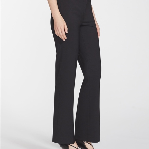 Italian Stretch Wool Menswear Pant Navy 